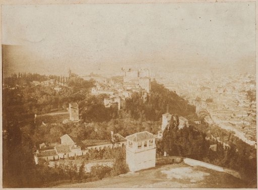 View of the Alhambra in Granada