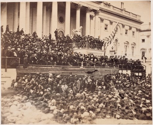 Abraham Lincoln's Speech at His Second Inauguration as President of the United States Before the East Portico of the Capitol in Washington, D.C.