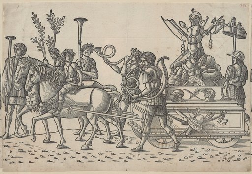 Wagon with Trophies