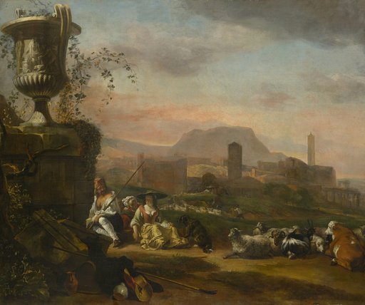 Roman Landscape with Shepherds