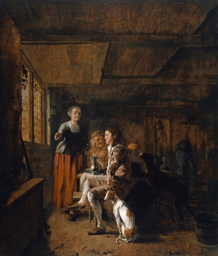 Hunters in a Tavern
