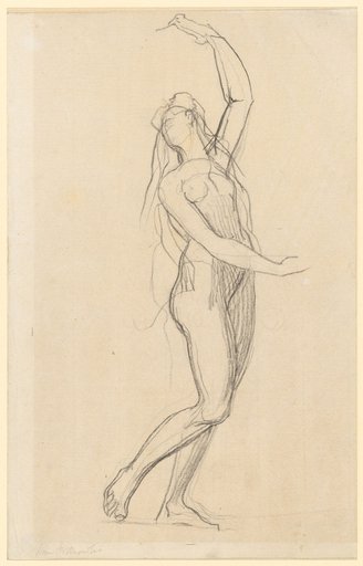 Female Nude with Raised Left Arm