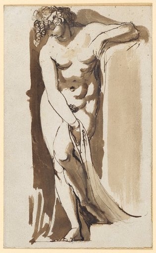 Female Nude with Raised Left Leg