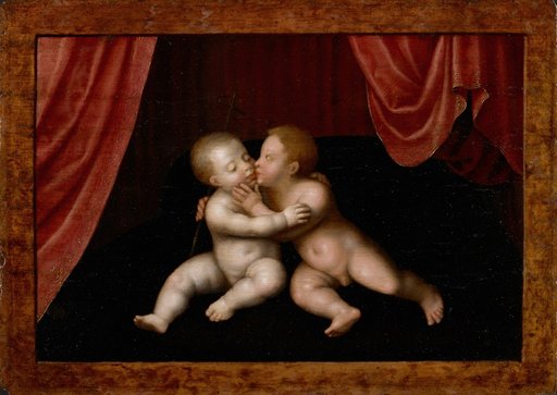 Christ and John the Baptist as Children, Embracing Each Other