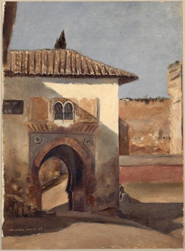 The Puerta del Vino in the Alhambra, Granada