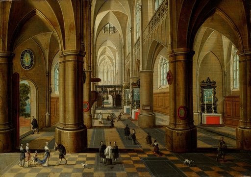 Interior of a Gothic Church