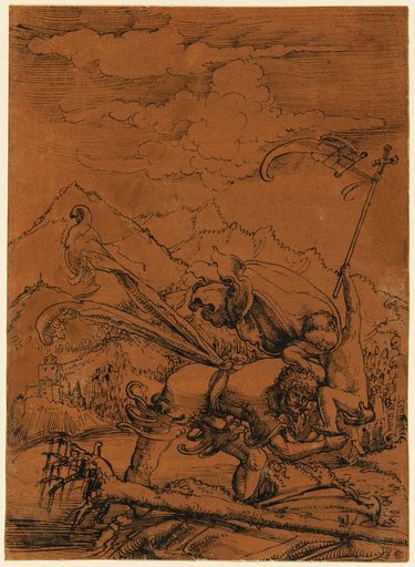 St. Christopher Sets the Child Ashore