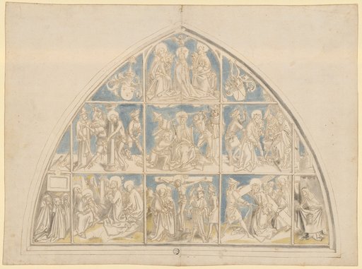 Scenes of the Passion and the Assumption of Mary