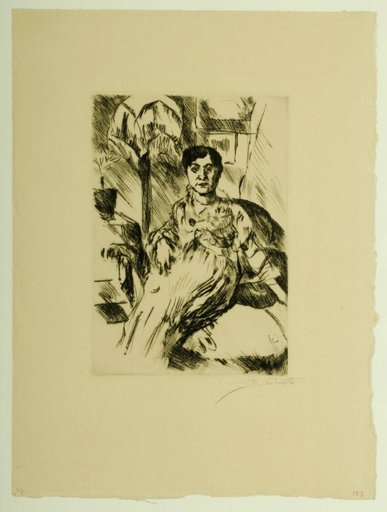 Interior and Woman