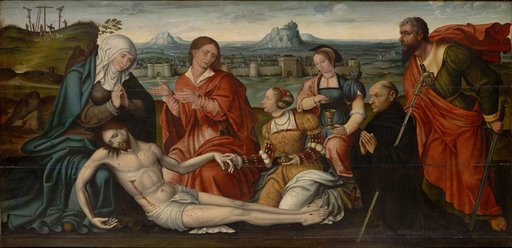 Lamentation of Christ with Donor