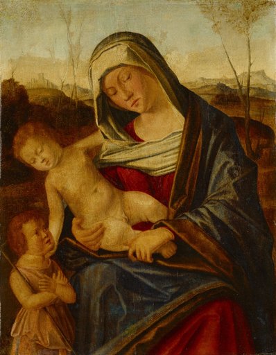 Madonna with Child and the Boy John