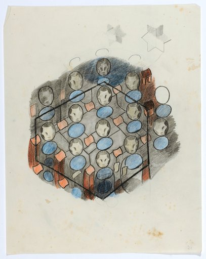 Study for a Stained-Glass Painting