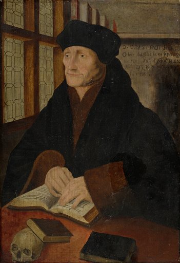 Portrait of Erasmus of Rotterdam in His Study