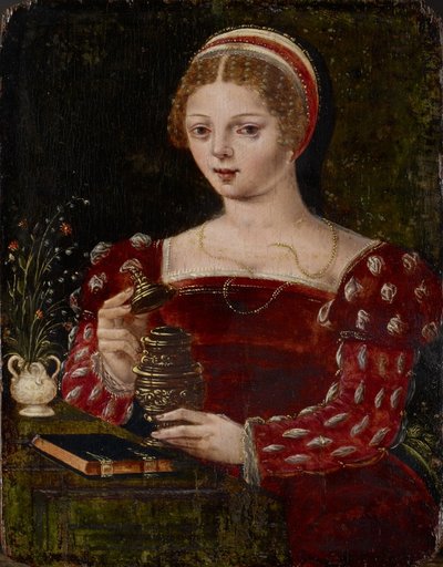 Saint Mary Magdalene as a Half-Length Figure