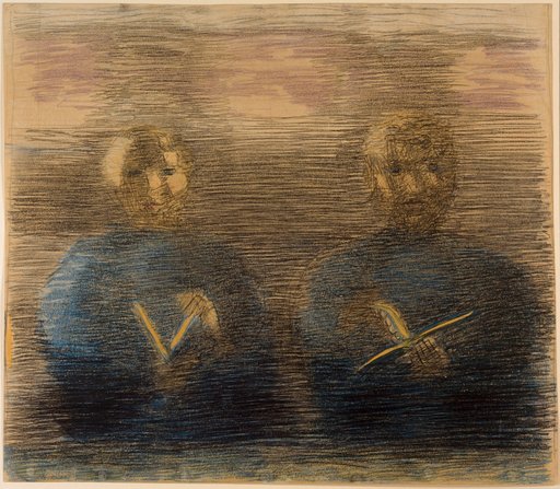 Partial Study for "Preparation" (Devotion in the Dining Hall)