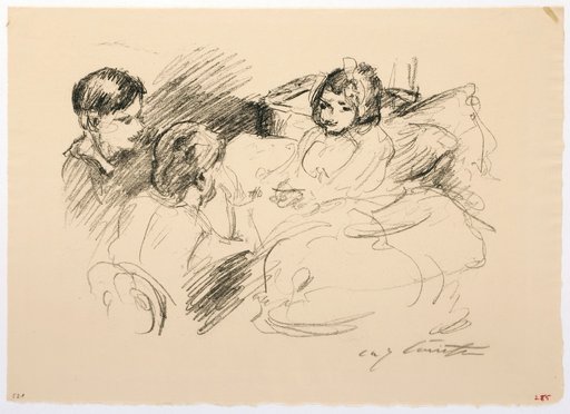 The Artist's Wife with Thomas and Mine