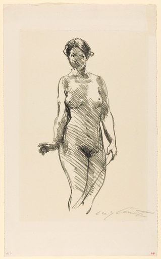 Standing nude