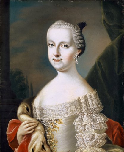 Portrait of Caroline, Margravine of Baden-Durlach, née Princess of Hesse-Darmstadt