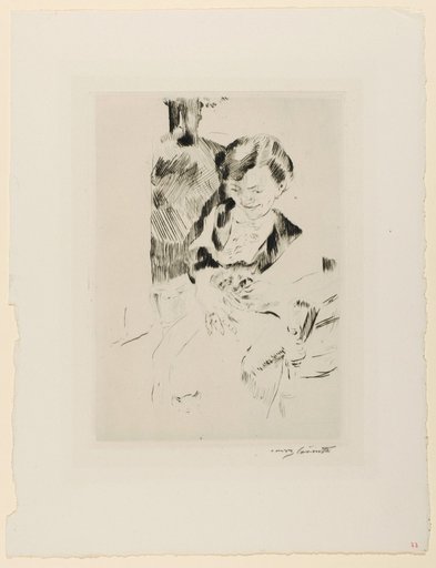 Woman with a Kitten