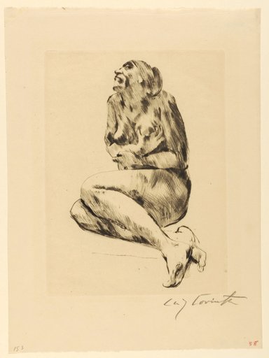 Crouching Female Nude