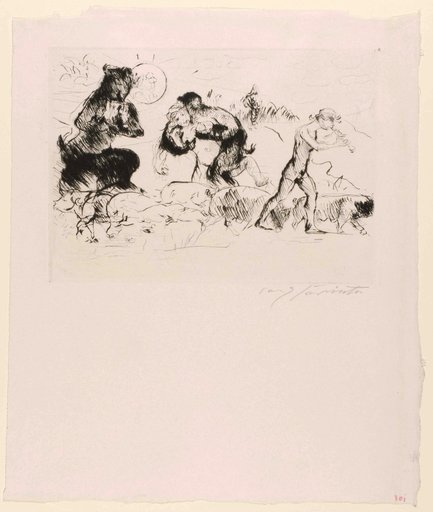 Faun, Nymph, and Swineherd