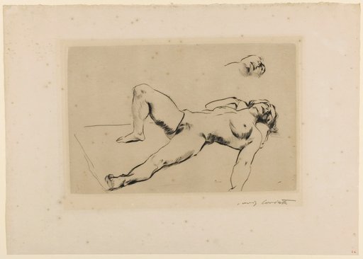Liegender weiblicher Akt II