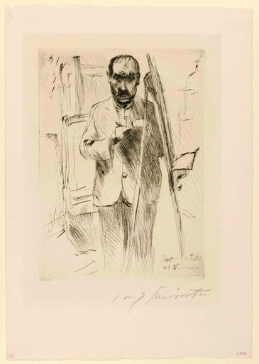 Self-Portrait at the Easel