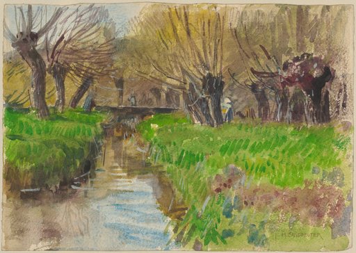 Willows by the Stream near Efringen