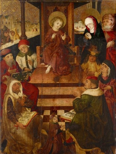 The Twelve-Year-Old Jesus in the Temple with a Kneeling Donor