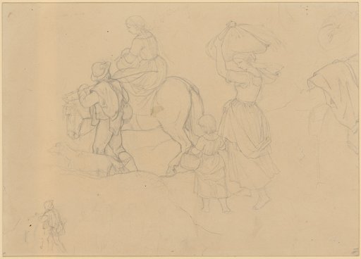 Return of the Peasants (Figure Study)