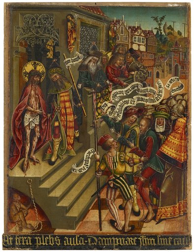 Ecce Homo (Front); Marbling with the Year 1499 (Back)