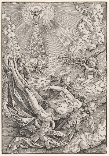 Angels Carrying the Body of Christ to Heaven