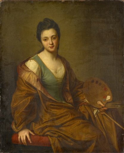 Portrait of Geneviève Blanchot as an Allegory of Painting