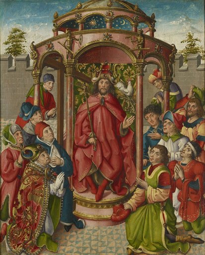 The Persian King Khosrow Has Himself Worshipped as God the Father