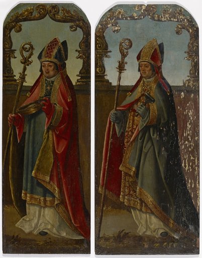 Two Bishops (Saint Ulrich? and Saint Blaise)