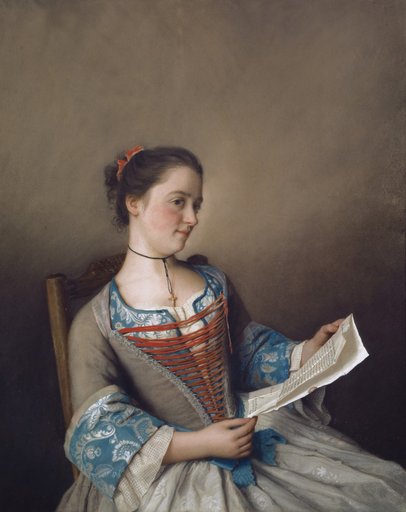The Reader (Portrait of Marianne Lavergne)