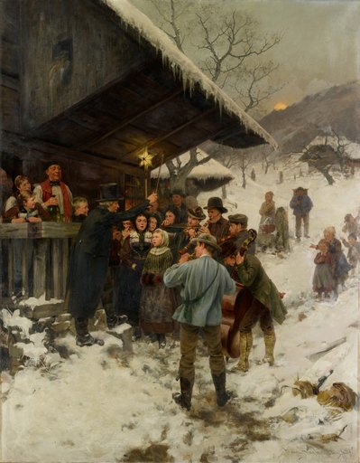 Christmas Carollers in the Canton of Lucerne