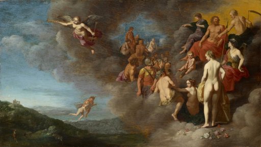 Psyche Carried to Olympus by Hermes