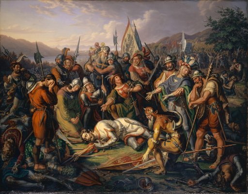 The Swiss Confederates at the Corpse of Winkelried