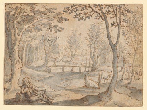 Stream in a Sunlit Wood