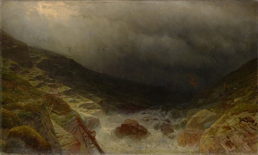 Thunderstorm in the Sefinental near Lauterbrunnen