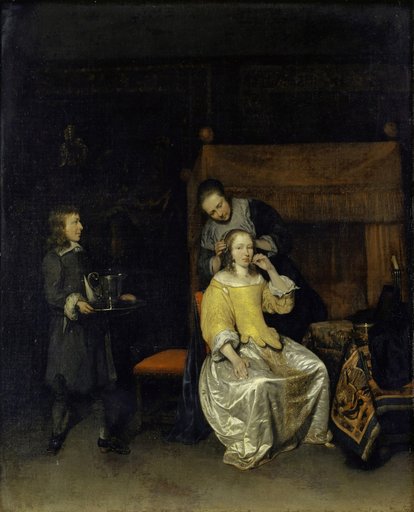 Lady at Her Toilette
