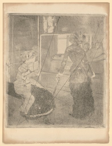 Mary Cassatt at the Louvre: Musée des Antiques