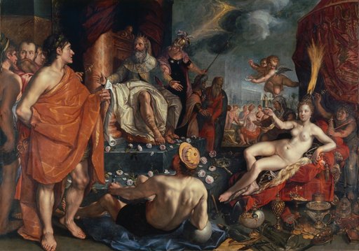 Hermes Presents Pandora to King Epimetheus