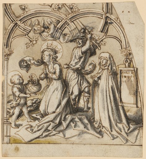 The Beheading of St. Dorothy and the Donor