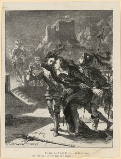 Hamlet Wants to Follow the Ghost of His Father (Act I, Scene IV)