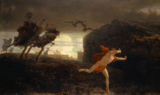 Pentheus Pursued by the Maenads