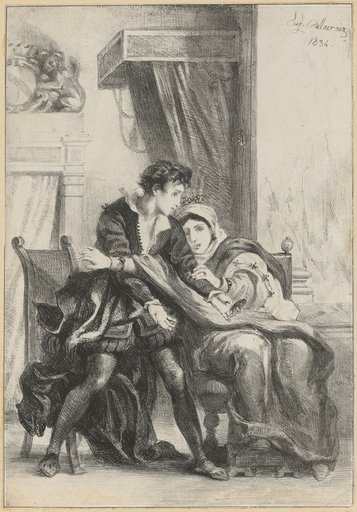 Hamlet and the Queen (Act III, Scene IV)