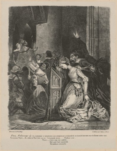 Marguerite in church