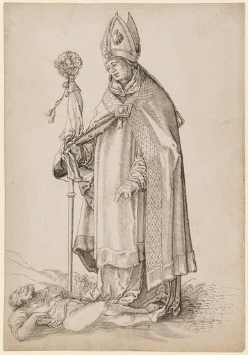 Saint Valentine in Episcopal Vestments